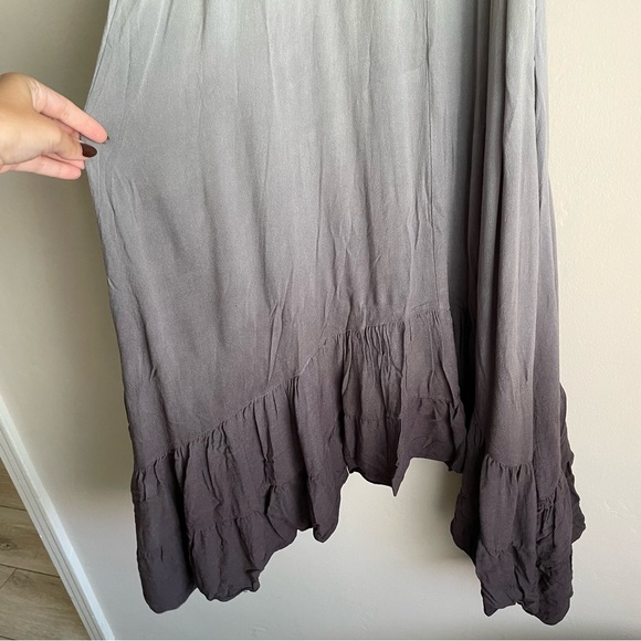 Mona B / Gray Ombré High Low Flowy Dress - Picture 11 of 11